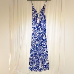 Medium Blue & White Sundress